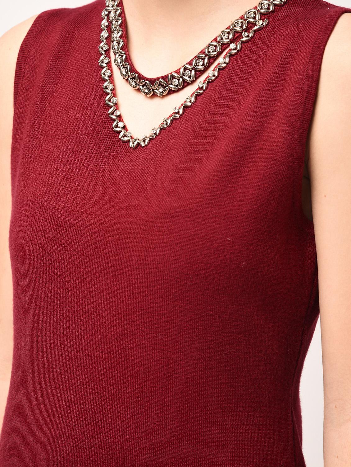cut out embellished sheath dress - 15800278 - Zoom Image - 5