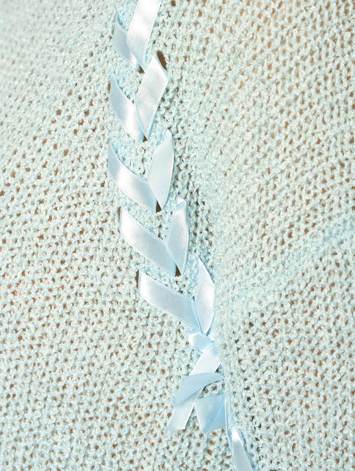 dropped shoulder lace up detail pullover - 15800286 - Zoom Image - 6