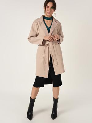 pocket patch self tie shrug - 15800298 - Standard Image - 2