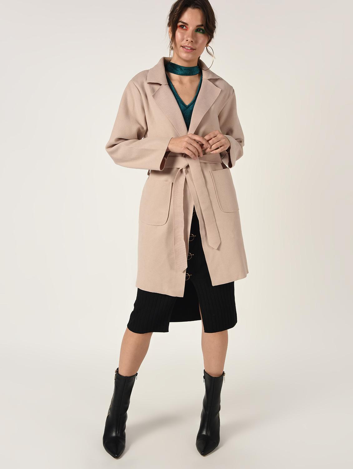 pocket patch self tie shrug - 15800298 - Zoom Image - 2