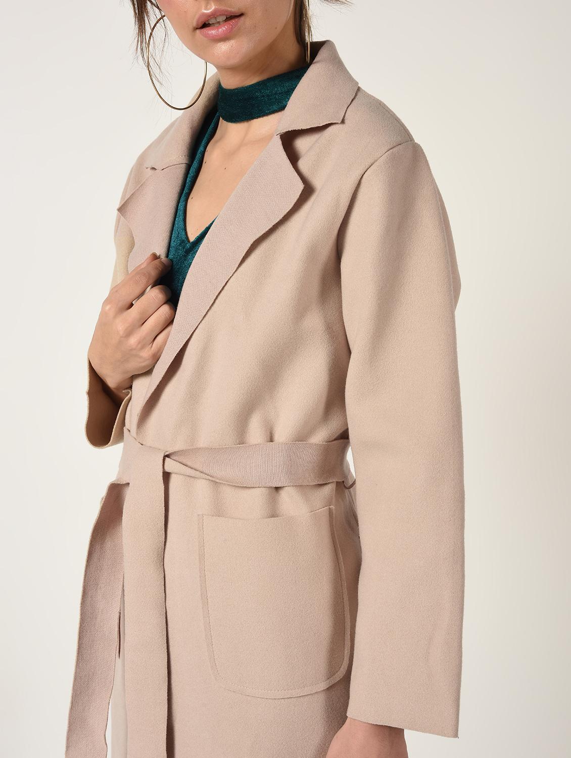 pocket patch self tie shrug - 15800298 - Zoom Image - 5