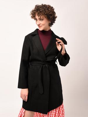 pocket patch self tie shrug - 15800300 - Standard Image - 2