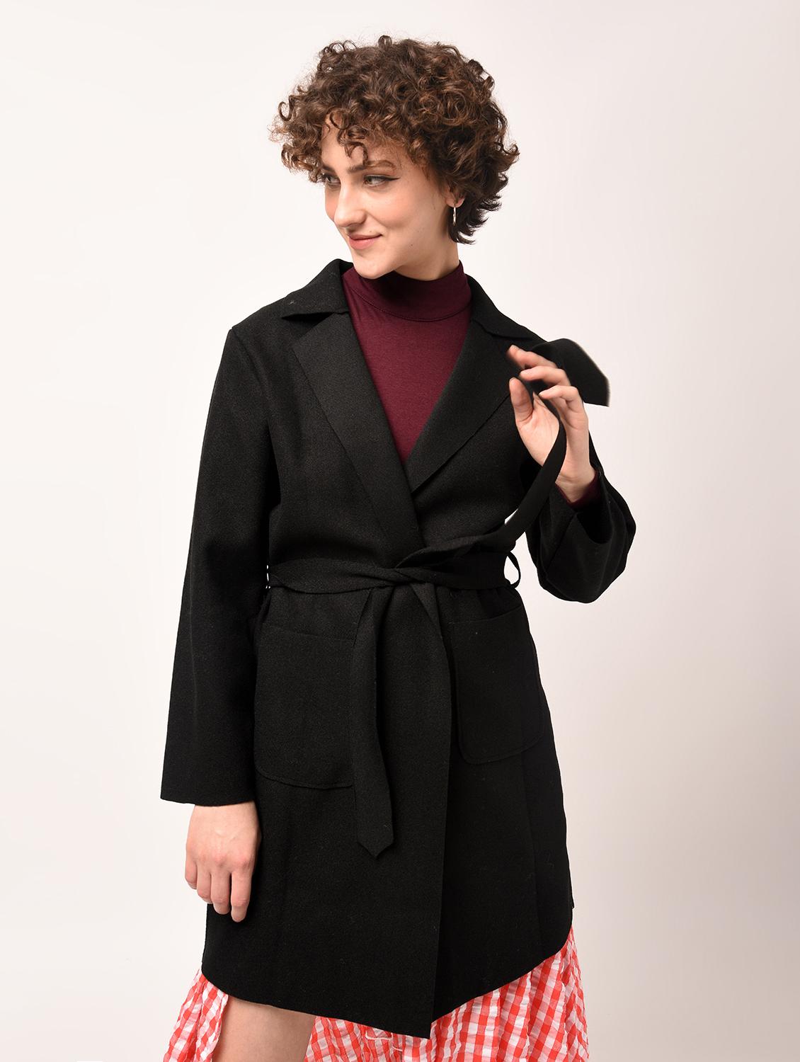 pocket patch self tie shrug - 15800300 - Zoom Image - 2