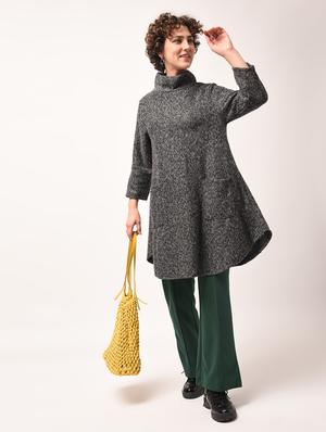 pocket detail turtle neck tunic - 15800304 - Standard Image - 4