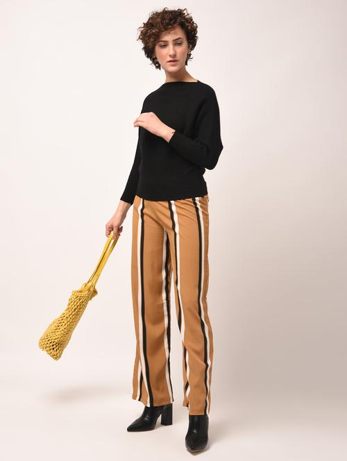 batwing sleeved ribbed top - 15800310 - Standard Image - 1