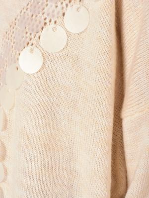 dropped shoulder embellished top - 15800315 - Standard Image - 6