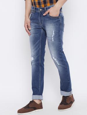 blue denim ripped jeans - 15800354 - Standard Image - 2
