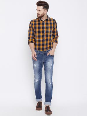 blue denim ripped jeans - 15800354 - Standard Image - 4