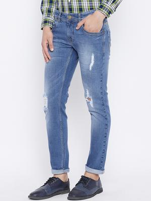 blue denim ripped jeans - 15800362 - Standard Image - 2