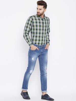 blue denim ripped jeans - 15800362 - Standard Image - 4