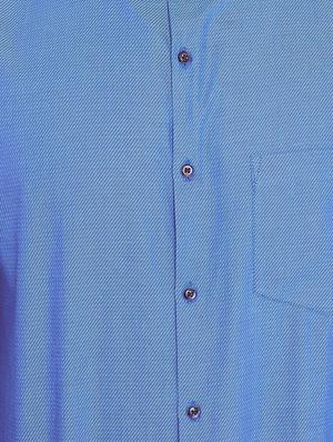 blue cotton formal shirt - 15800427 - Standard Image - 5