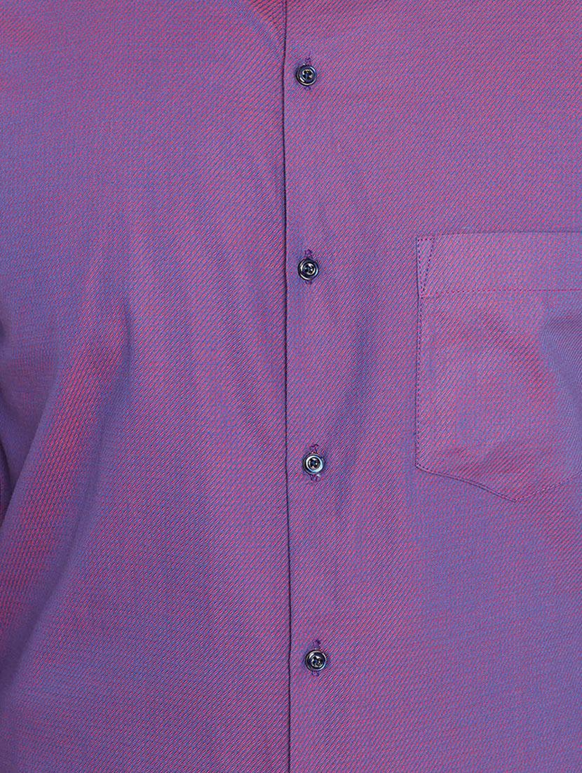 purple cotton formal shirt - 15800428 - Zoom Image - 5