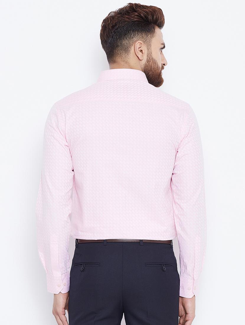 pink cotton formal shirt - 15800430 - Zoom Image - 3