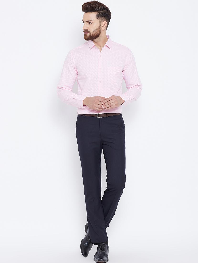 pink cotton formal shirt - 15800430 - Zoom Image - 4