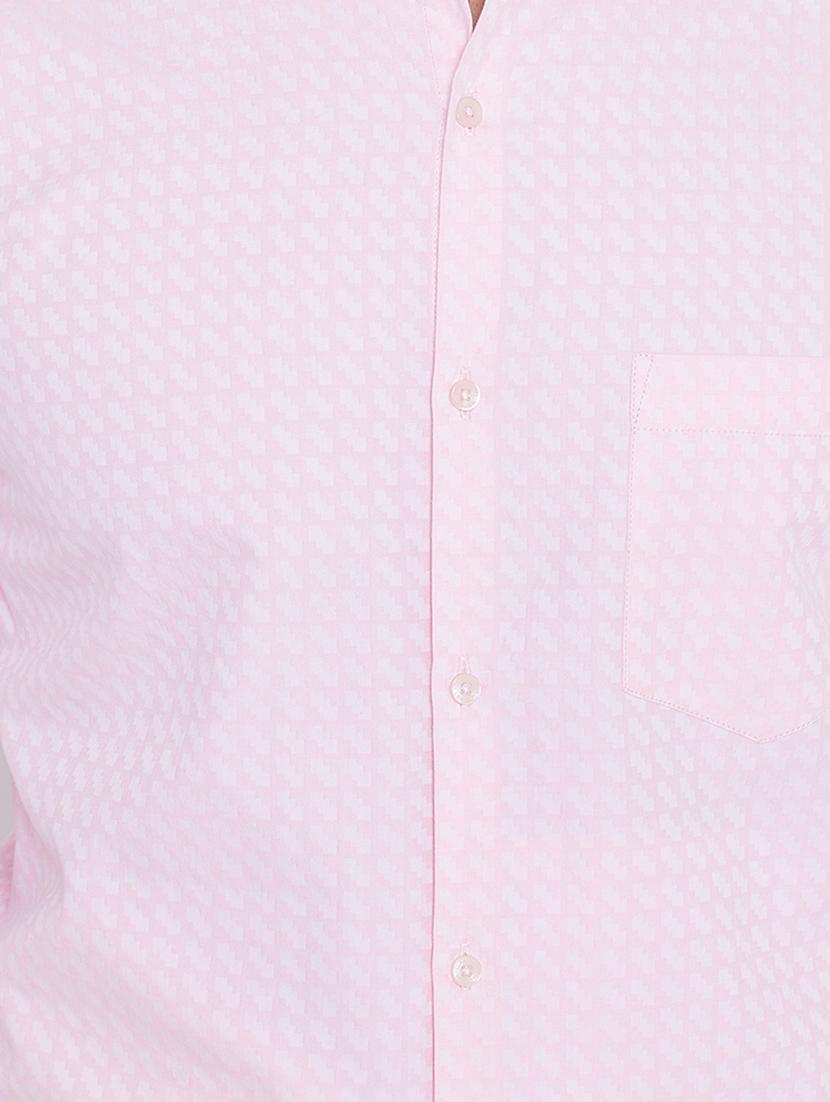 pink cotton formal shirt - 15800430 - Zoom Image - 5