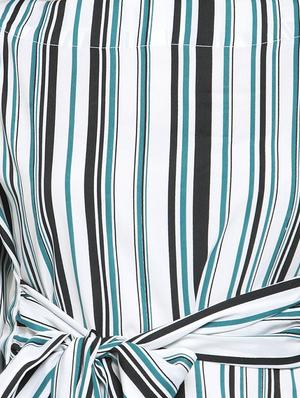 tie front striped top - 15800753 - Standard Image - 5