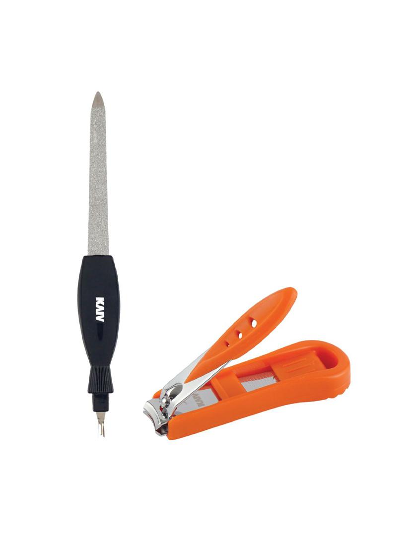 Kaiv Nail File with Cuticle Trimmer & Nail Clipper Combo - 15800818 - Zoom Image - 1