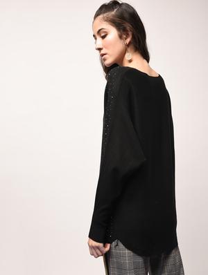 curved hem embellished top - 15801672 - Standard Image - 2