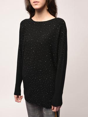 curved hem embellished top - 15801672 - Standard Image - 4