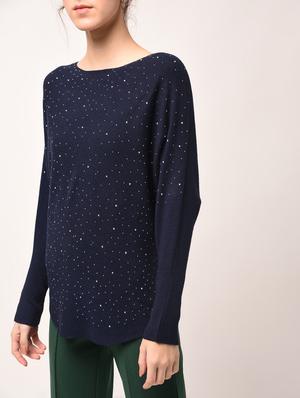 curved hem embellished top - 15801673 - Standard Image - 5