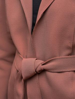 self tie lapel neck shrug - 15801689 - Standard Image - 6