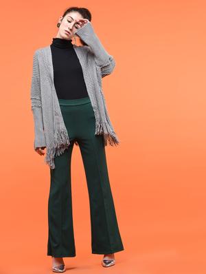 sequined fringed asymmetric shrug - 15801711 - Standard Image - 3