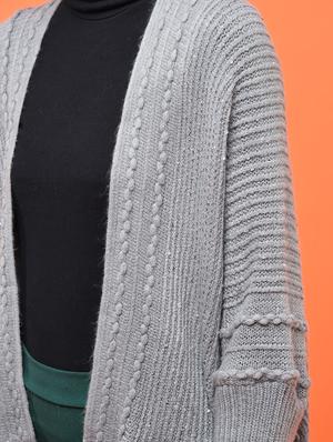 sequined fringed asymmetric shrug - 15801711 - Standard Image - 5