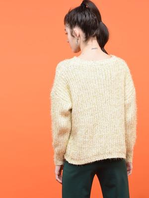 pearl embellished dropped shoulder pullover - 15801858 - Standard Image - 3
