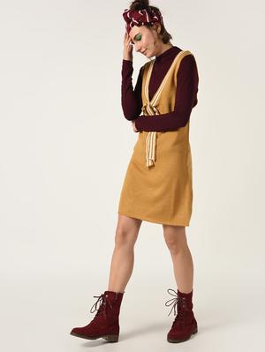 tie up detail a-line dress - 15801870 - Standard Image - 3