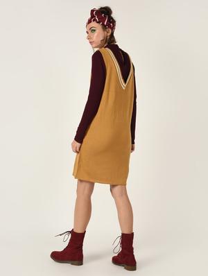 tie up detail a-line dress - 15801870 - Standard Image - 4