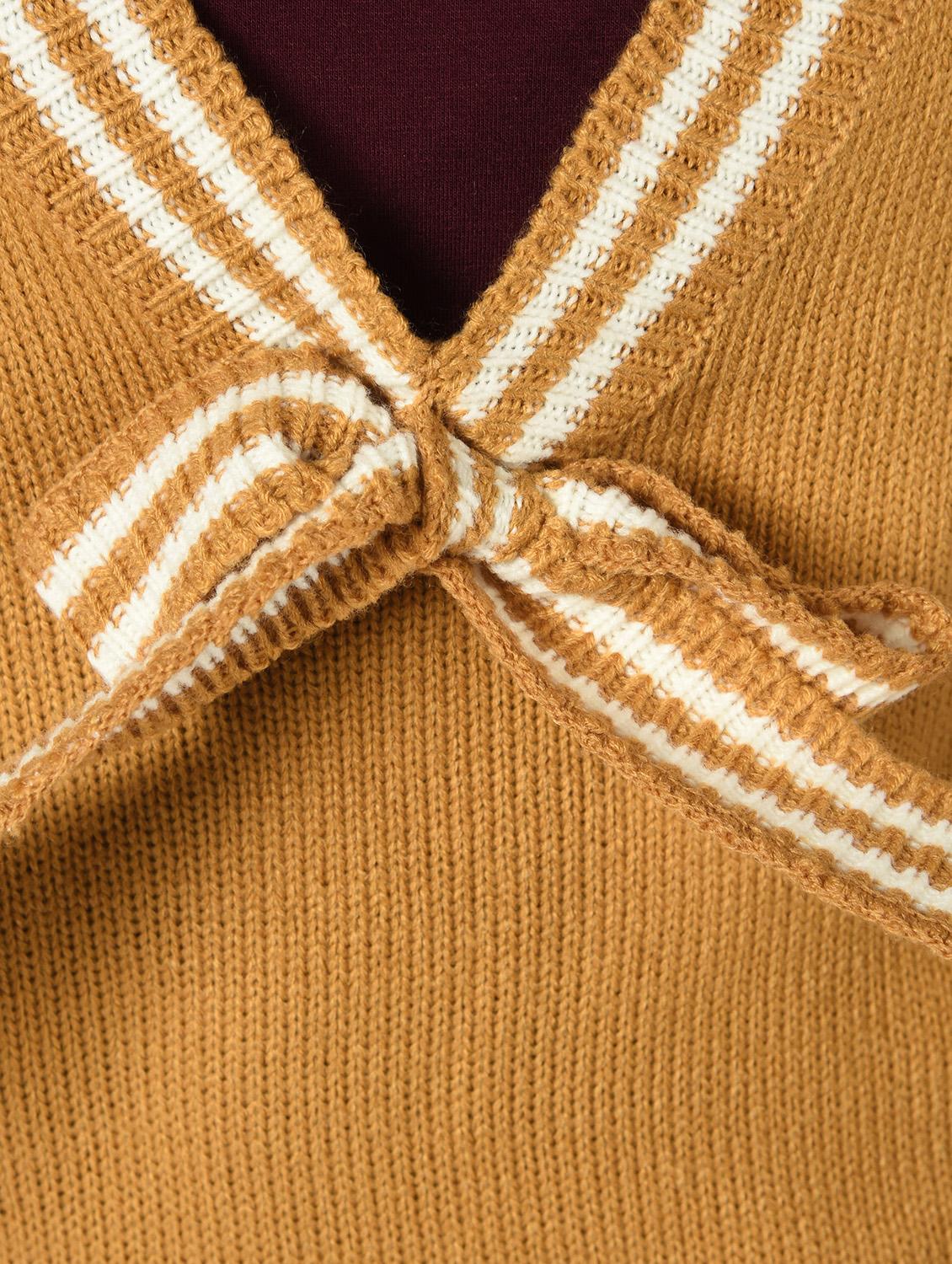tie up detail a-line dress - 15801870 - Zoom Image - 6
