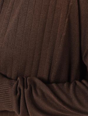 fringe detail ribbed hem shrug - 15801874 - Standard Image - 6