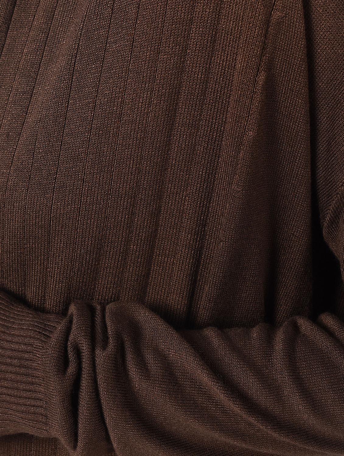fringe detail ribbed hem shrug - 15801874 - Zoom Image - 6