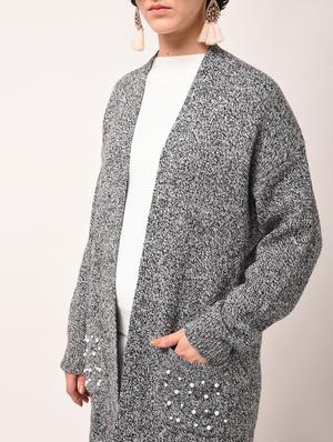 pearl embellished pocket patch shrug - 15801882 - Standard Image - 4