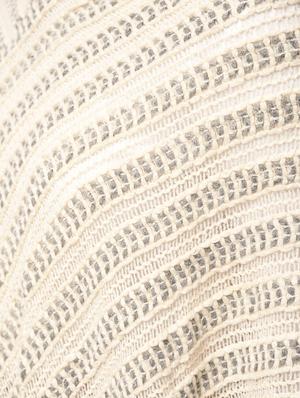 fringed hem knitted poncho - 15801884 - Standard Image - 5