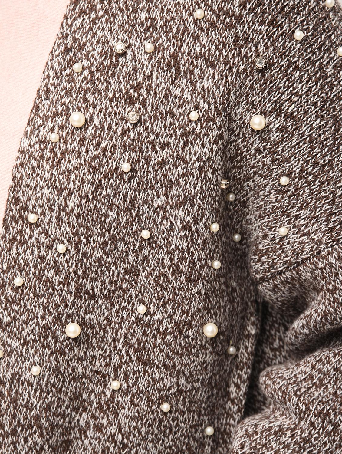 pearl embellished dropped shoulder shrug - 15801901 - Zoom Image - 5