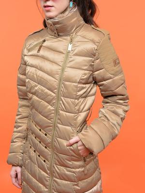 rivet detail faux fur parka jacket - 15801909 - Standard Image - 4