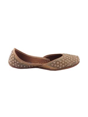 brown slip on jutis - 15802302 - Standard Image - 2