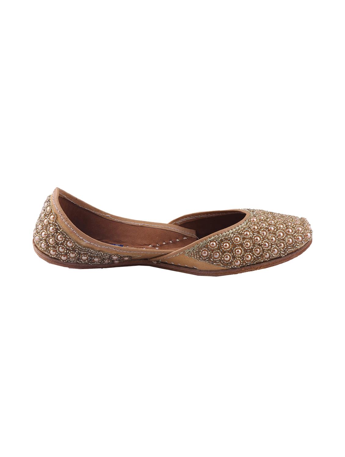 brown slip on jutis - 15802302 - Zoom Image - 2