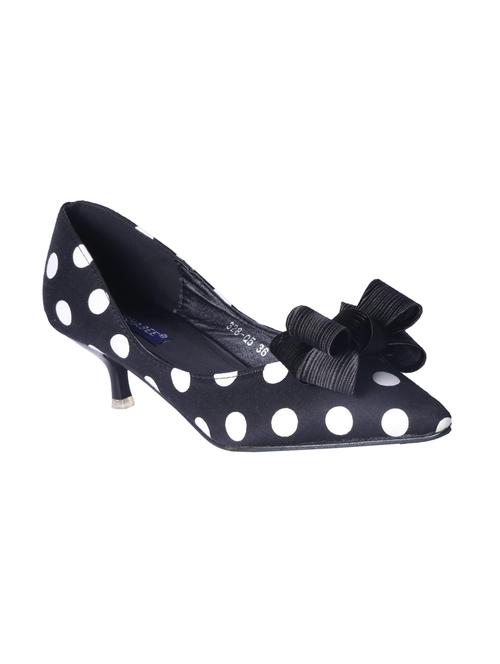 black slip on pumps - 15802331 - Standard Image - 1