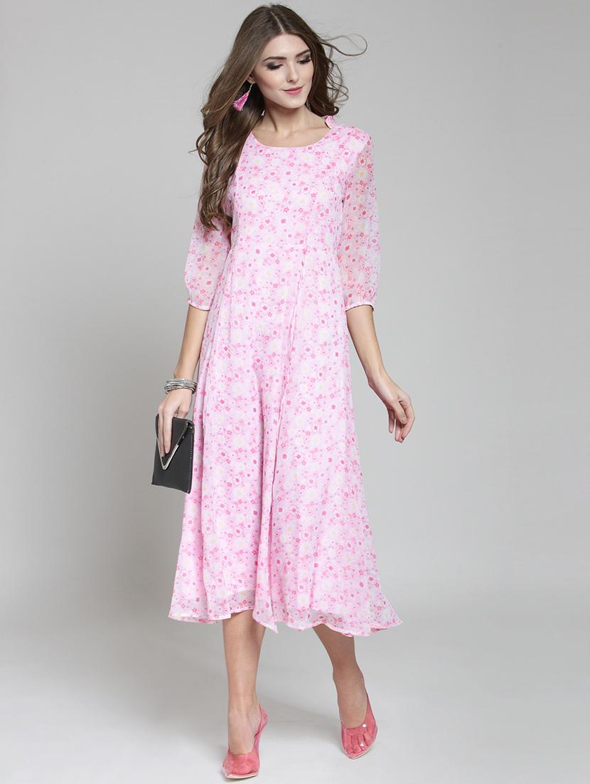 floral flared dress - 15802827 - Zoom Image - 1
