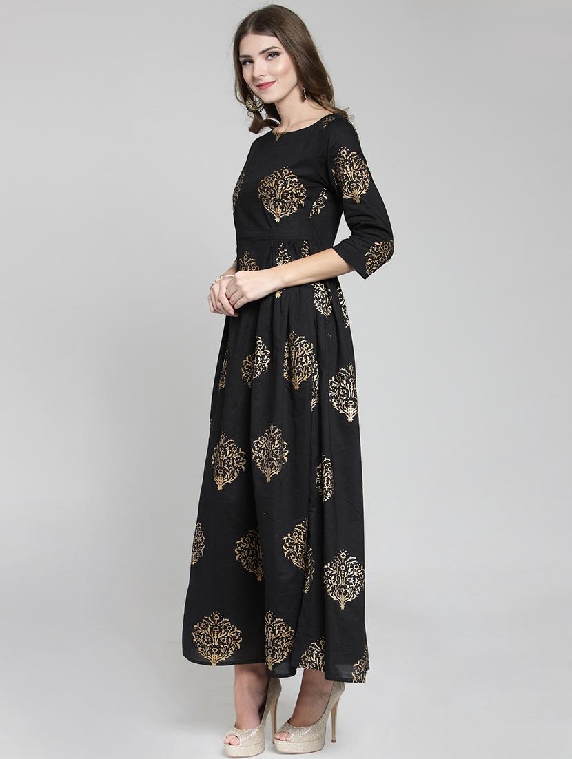 gather detail maxi dress - 15802829 - Zoom Image - 2