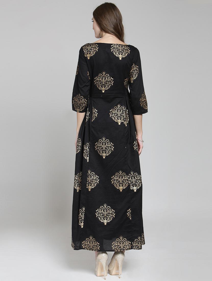 gather detail maxi dress - 15802829 - Zoom Image - 3