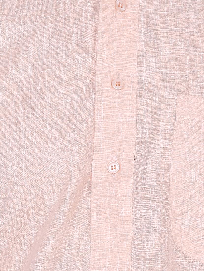 pink cotton long kurta - 15803132 - Zoom Image - 4
