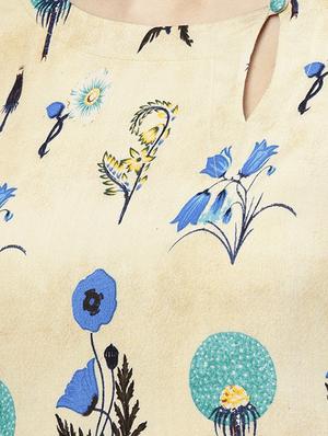 floral printed straight kurta - 15803484 - Standard Image - 4