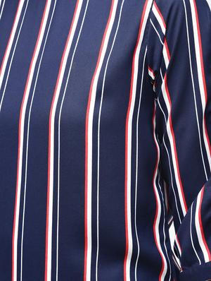 curved hem striped tunic - 15803859 - Standard Image - 6