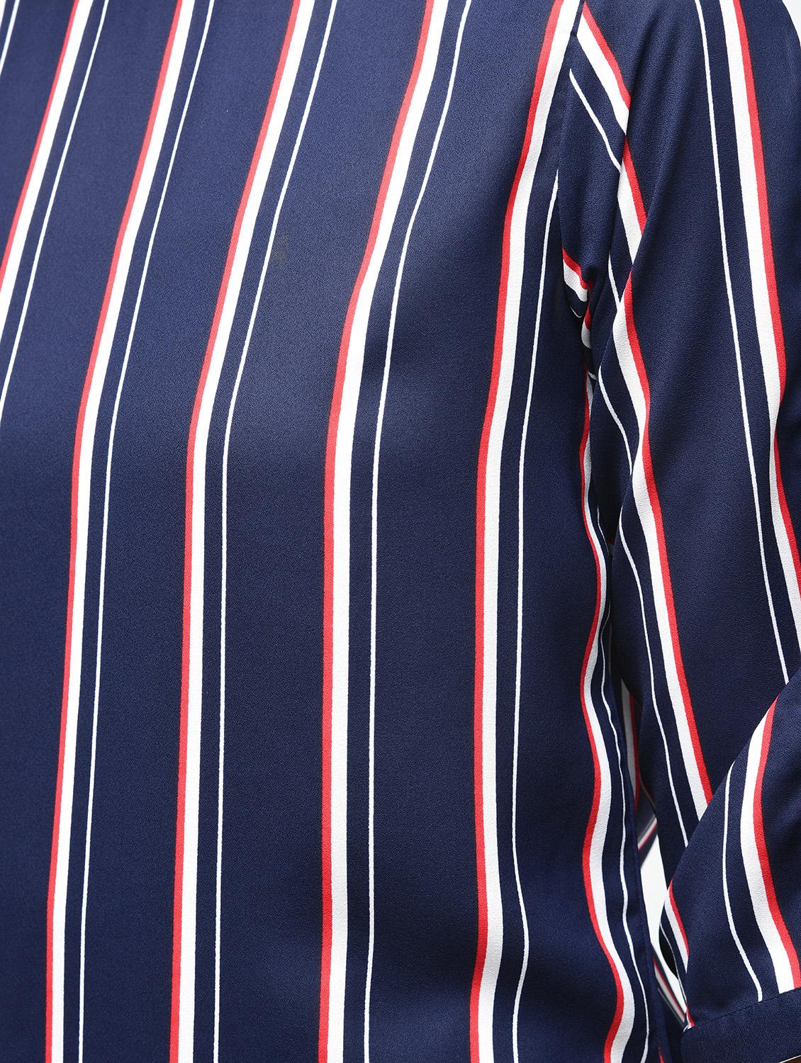 curved hem striped tunic - 15803859 - Zoom Image - 6
