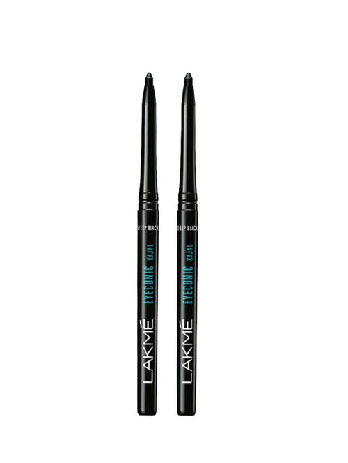 Lakme Eyeconic Kajal Twin Pack - Deep Black - 15804405 - Standard Image - 1