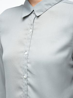 back pleat roll up sleeved shirt - 15804526 - Standard Image - 6