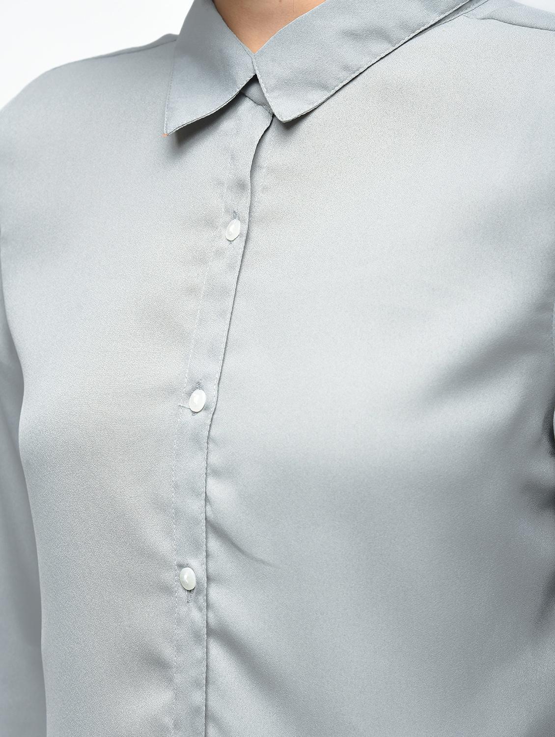 back pleat roll up sleeved shirt - 15804526 - Zoom Image - 6
